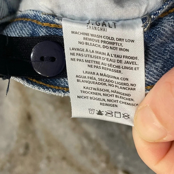 John Galt / Brandy Melville carpenter jeans Light Blue Straight Leg Jeans - Picture 7 of 11